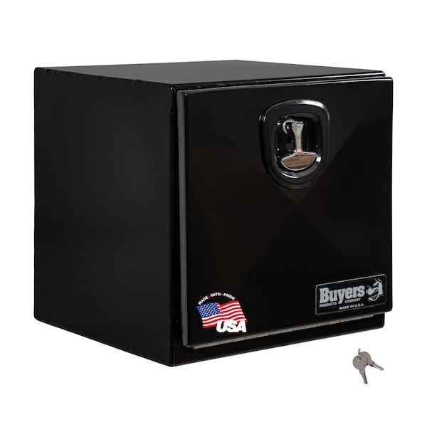 Buyers Products 18x18x18 Inch Pro Series Black Steel Underbody Truck Box 1752799 - main